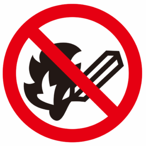 (금지표지) 화기 금지-107