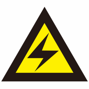 (경고표지) 고압전기 경고-207