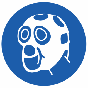 (지시표지) 방독마스크 착용-302