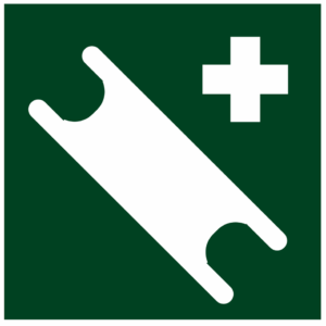 (안내표지) 들것-403